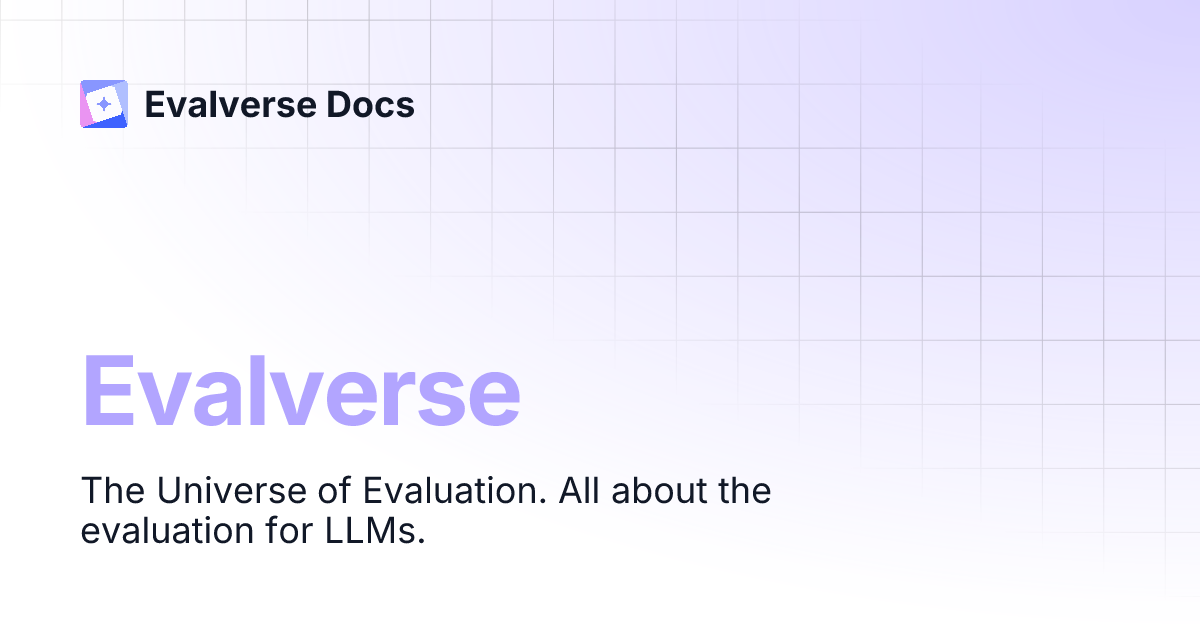 Evalverse | Evalverse Docs